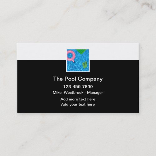 Best Pool Service New Business Cards