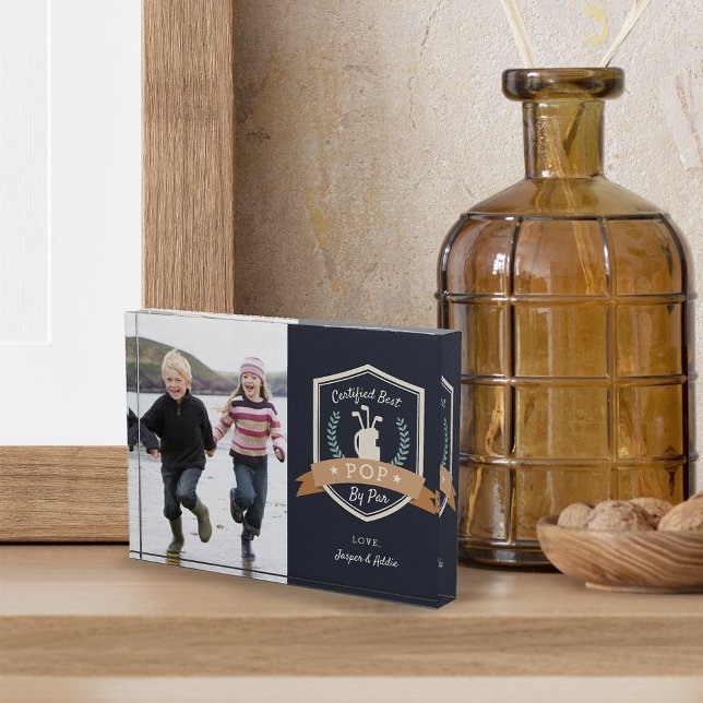 Best Pop By Par | Golf Grandpa Photo Block (Creator Uploaded)