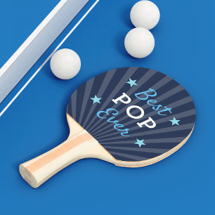 Best Pop Ever Cool Grandpa Father's Day Ping Pong Paddle