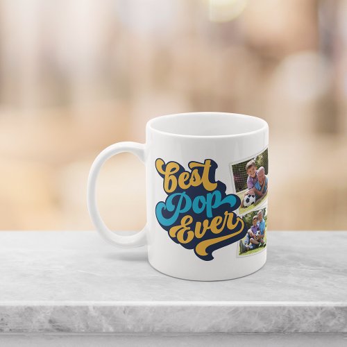 Best Pop Ever  Grandpa Photo Coffee Mug