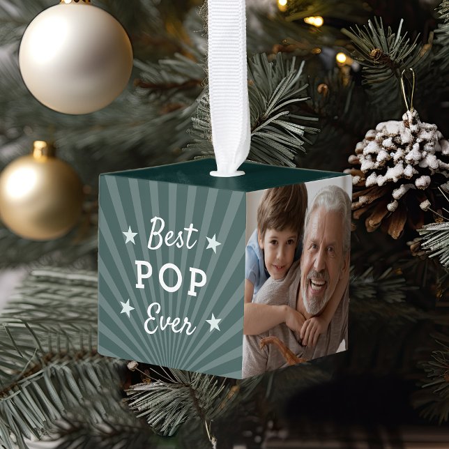 Best Pop Ever Photo Cube Ornament (Creator Uploaded)