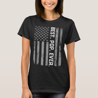 Best Pop Ever Vintage American Flag T-Shirt