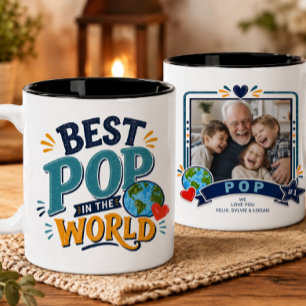 Best Pop in the World Photo Mug