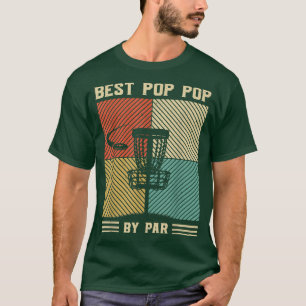 Best Pop Pop By Far Men Golf Retro Sunset Decor Gr T-Shirt