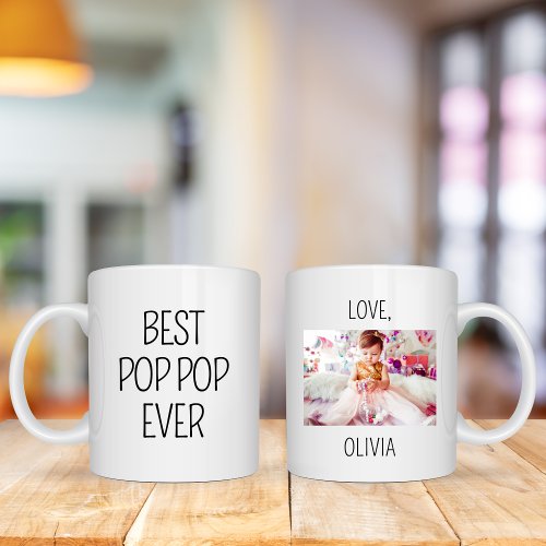 Best Pop Pop Ever Gifts for Christmas Grandpa Dad Mug