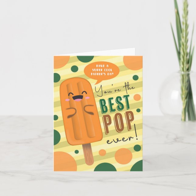 Best Pop Puns Father's Day Card (Front)