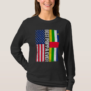 Best Poppa Ever American Central African Republic  T-Shirt