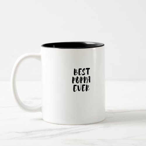 Best poppa Two_Tone coffee mug