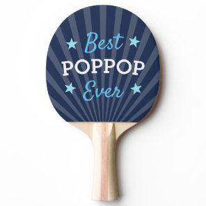 Best Poppop Ever | Cool Grandpa Father's Day Ping Pong Paddle