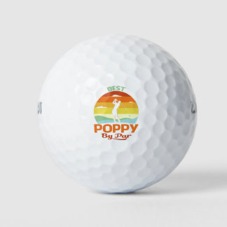 Best Poppy By Par Father's Day Golf Shirt Gift Balls