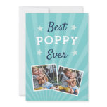 Best Poppy Ever | Father's Day Flat Photo Card Best Poppy Ever | Father's Day Flat Photo Card