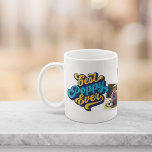 Best Poppy Ever | Grandpa Photo Coffee Mug<br><div class="desc">Remind grandpa of his best-ever status this Father's Day or Grandparents Day. Custom photo mug features two photos with "Best Poppy Ever" on each side in retro blue and yellow lettering.</div>