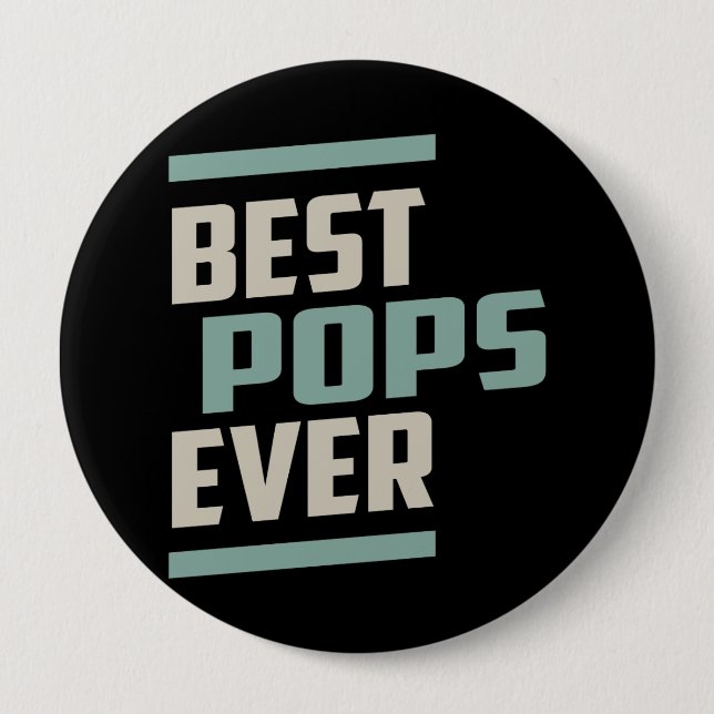 Best Pops Ever Button (Front)