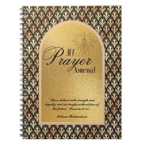 BEST PRAYER JOURNAL Personalized Christian Faith 