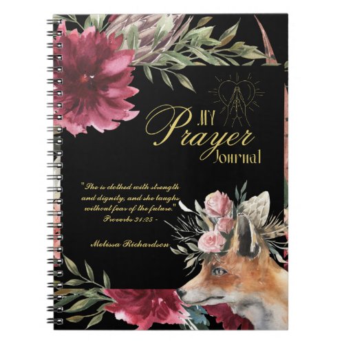 BEST PRAYER JOURNAL Personalized Christian Faith 