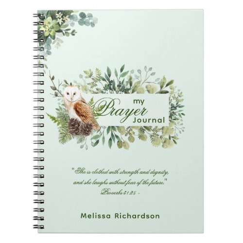 BEST PRAYER JOURNAL Personalized Christian Faith 