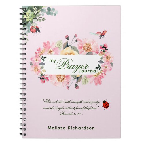 BEST PRAYER JOURNAL Personalized Christian Faith 