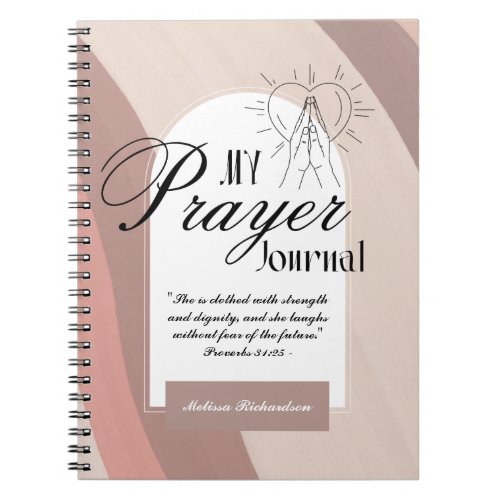 BEST PRAYER JOURNAL Personalized Christian Faith 