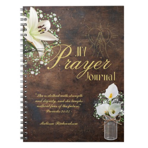 BEST PRAYER JOURNAL Personalized Christian Faith 