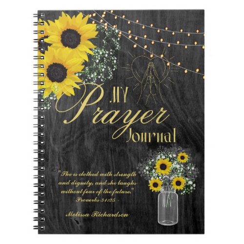 BEST PRAYER JOURNAL Personalized Christian Faith 