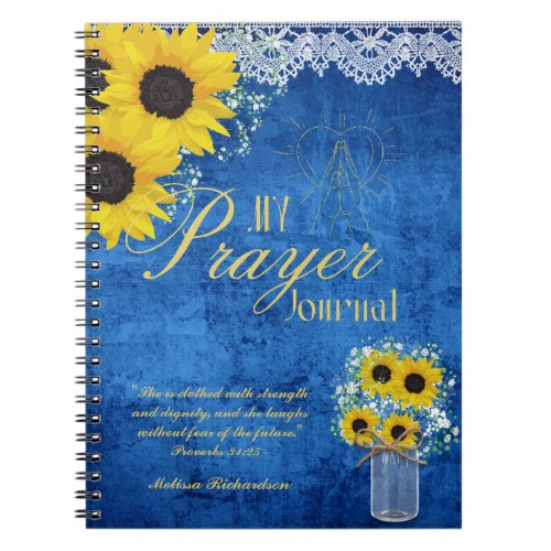 BEST PRAYER JOURNAL Personalized Christian Faith 