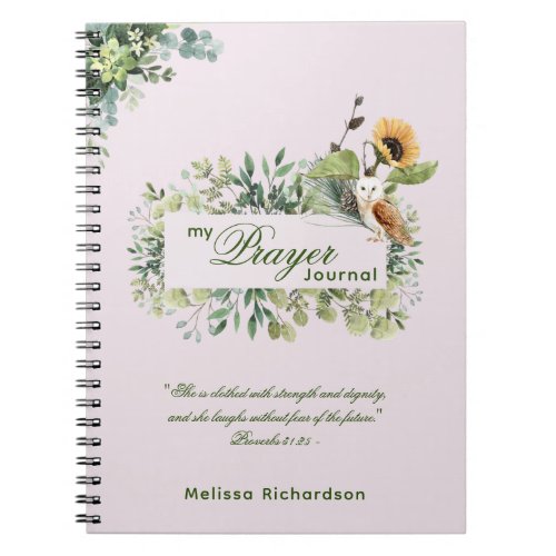 BEST PRAYER JOURNAL Personalized Christian Faith 