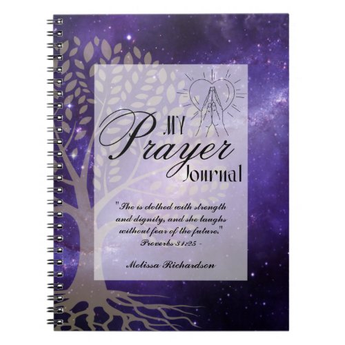 BEST PRAYER JOURNAL Personalized Christian Faith 