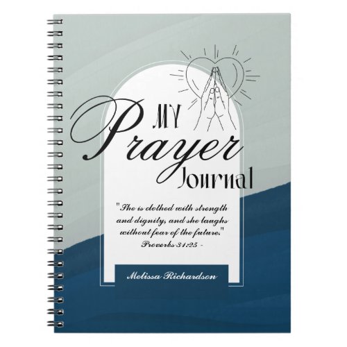 BEST PRAYER JOURNAL Personalized Christian Faith 