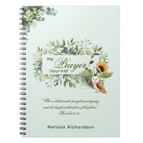 BEST PRAYER JOURNAL Personalized Christian Faith 