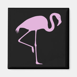 Best Price Pink Flamingo Black Magnet