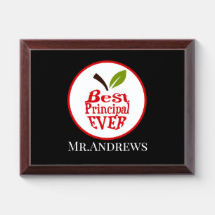 Best Principal ever add name Award Plaque