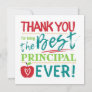 Best Principal Ever, Thank You Principal Gift Card