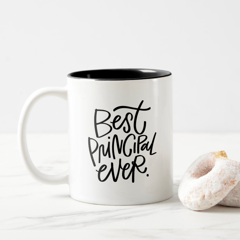 Disover Best Principal Ever Two-Tone Coffee Mug