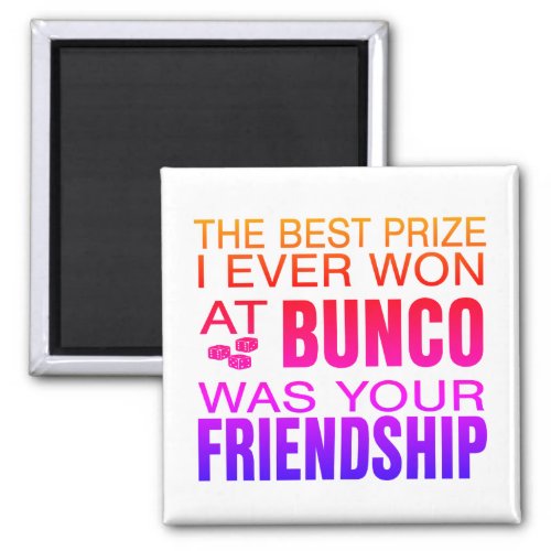 Best Prize Bunco Magnet