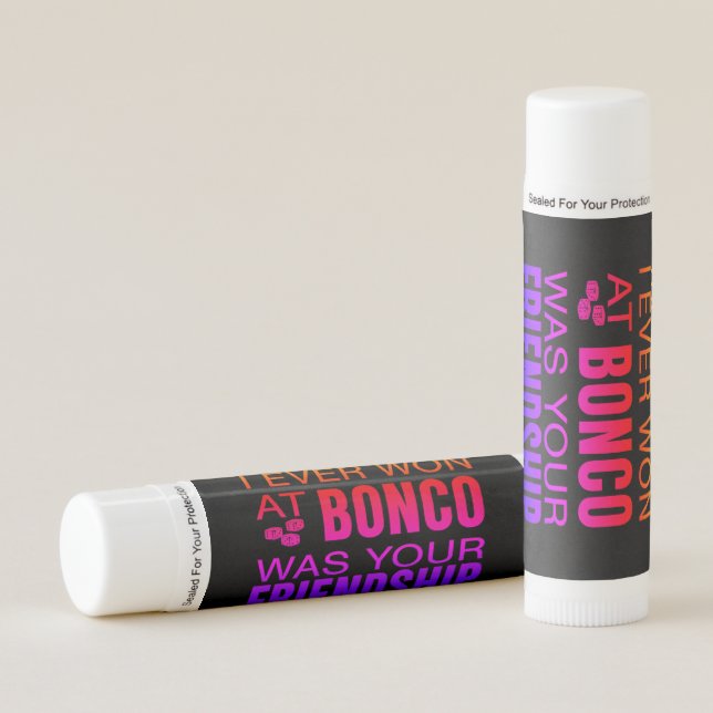 Best Prize Friendship Player Bonco Lip Balm (Front)