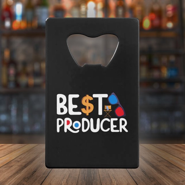 Best Producer - Filmmaker Gift Credit Card Bottle Opener (Creator Uploaded)