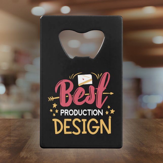 Best Production Design - Film Crew Gift Credit Card Bottle Opener (Creator Uploaded)