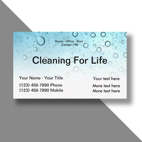 Best Professional Cleaning Business Card