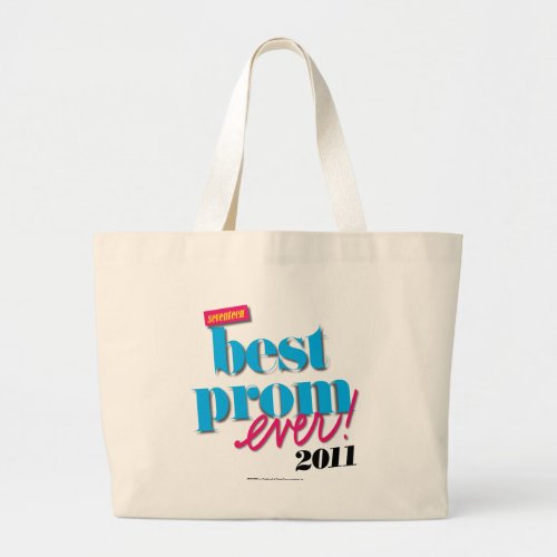 Best Prom Ever _ Aqua Large Tote Bag