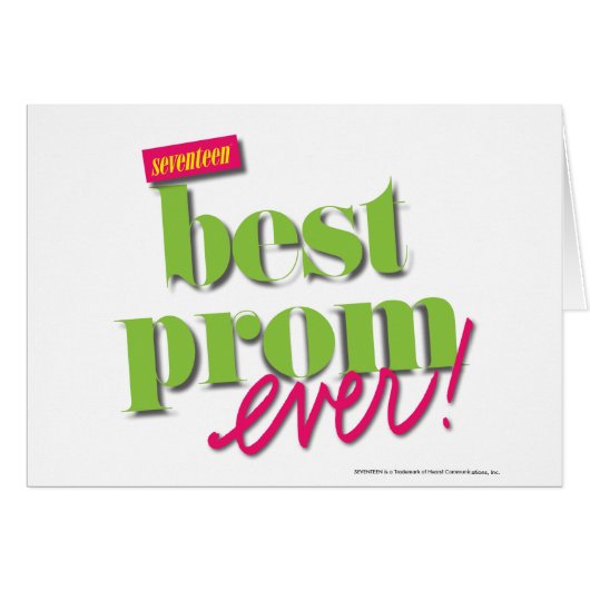 Best Prom Ever - Green Cards (Front Horizontal)
