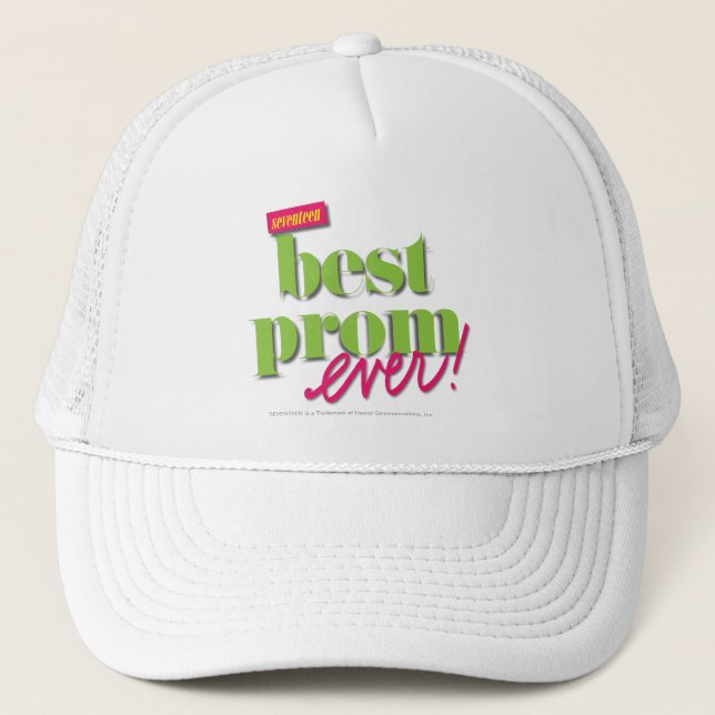 Best Prom Ever - Green Trucker Hat (Front)