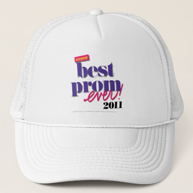 Best Prom Ever - Purple Trucker Hat (Front)