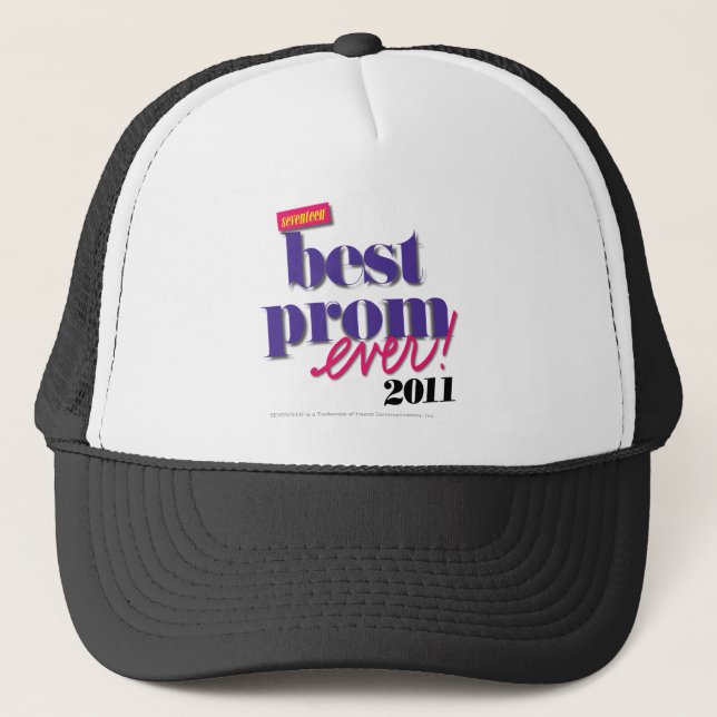 Best Prom Ever - Purple Trucker Hat (Front)