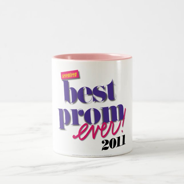 Best Prom Ever - Purple Two-Tone Coffee Mug (Center)