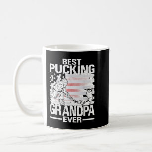 Best Pucking Grandpa Ever Hockey Father's Day Gift Coffee Mug