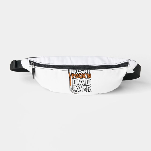 Best Puck'n Dad Ever Hockey Father Vector Design_1 Fanny Pack (Front)
