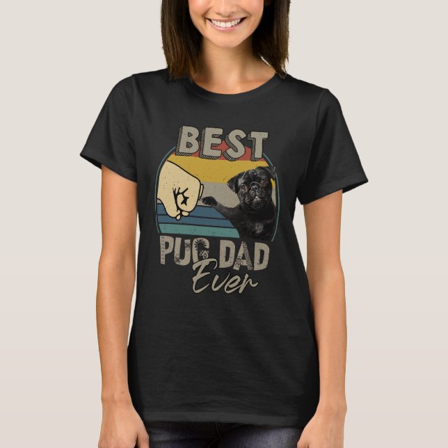 Best Pug Dad Ever Essential T-Shirt 217 (Front)