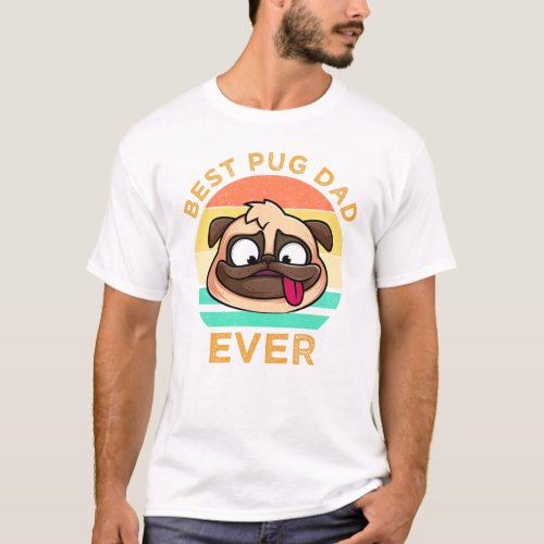 Best Pug Dad Ever T_Shirt