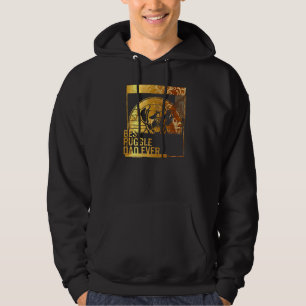Best Puggle Dad Ever dog dad for men Dog Father P Hoodie