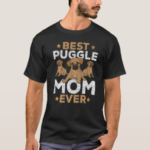 Best Puggle Mom Ever Dog Mothers Day Cute Puggle T-Shirt